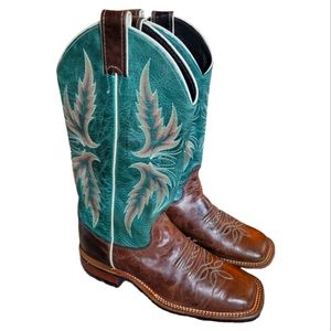 Justin Boots 6.5 Turquoise